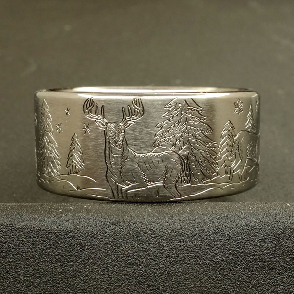 white tail deer ring #winter 2.jpg