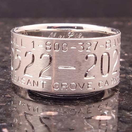 Custom Engraved Duck Bands Unique Wedding Rings