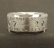 Duck ring 3 line beveled edge