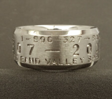 Duck ring 3 line beveled edge