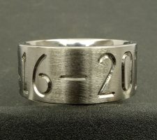 Mallard ducks in cypress trees on a single line duck band