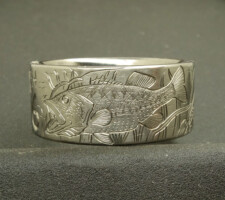 This 10mm titanium bass ring