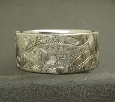 This 10mm titanium bass ring