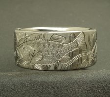 This 10mm titanium bass ring