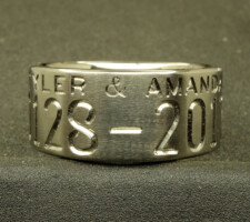 2 line duck band with a catfish on the back